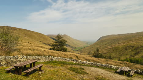 Time-Lapse-of-Glengesh-Pass-Viewpoint-with-People-Walking-by