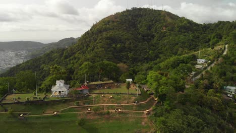 1804-Fort-with-original-canons-on-display-and-sweeping-views-of-Port-of-Spain-and-a-valley-in-the-background