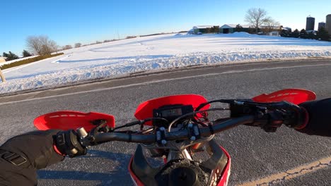 snowbike-pov-crossing-the-road-and-looking-both-ways