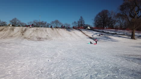 Wide-view-of-Withrow-Park's-toboggan-hill