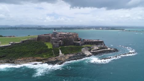 Schloss-San-Felipe-Del-Morro-San-Juan-Puerto-Rico-Drohnenschuss-2