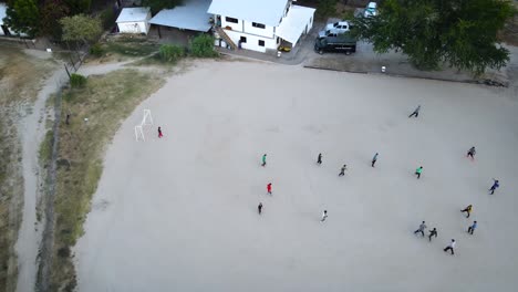Group-of-kids-playing-soccer--in-Mexico