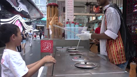 Turkish-Ice-Cream-Man-Trolls-Kid-Customers-with-his-tricks-at-Bukit-Bintang-Kuala-Lumpur