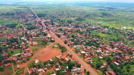 Drone-flying-high-over-an-African-village-market
