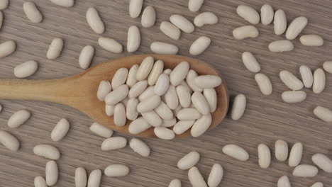 White-beans-legumes-on-wooden-spoon