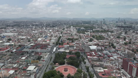 aerial-View-of-main-park-of-Puebla
