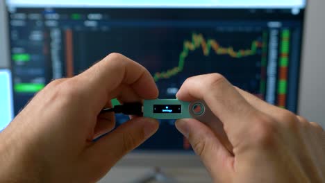 Cryptocurrency-Trading-with-hardware-wallet-with-bitcoin-and-Ethereum
