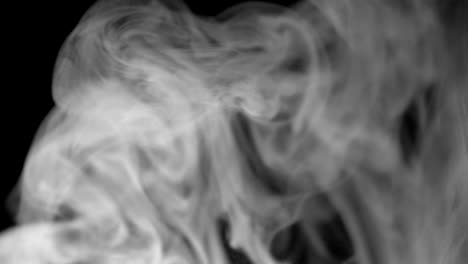 Fog-Or-Smoke-Isolated-On-Black-Background---closeup