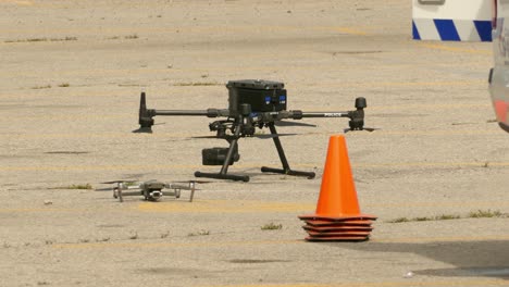 police-drone-on-the-ground