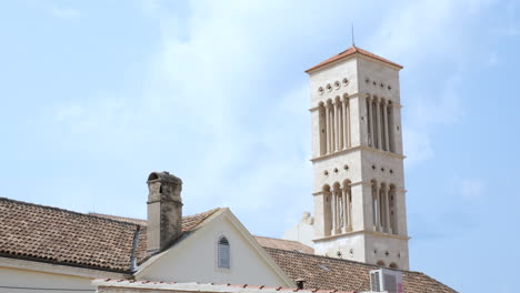 Static-View-Of-The-Bell-Tower-Of-Ancient-Cathedral-Of-St