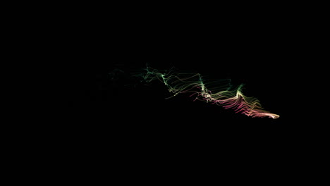 Colorful-Particles-Abstract-Waves-Flying-From-Left-to-Right-With-Alpha-Matte-Elements-Beautiful-Fluid-Smooth-Motion-Animation-In-Out-Stardust-3D-Particle-Stimulation-Glow-Wind-Realistic-After-Effects