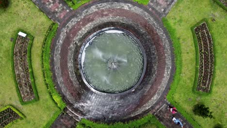Water-fountain-from-above.-Aerial-shot
