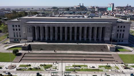 The-facade-of-a-University-of-Buenos-Aires-Law-School-shot-from-the-air