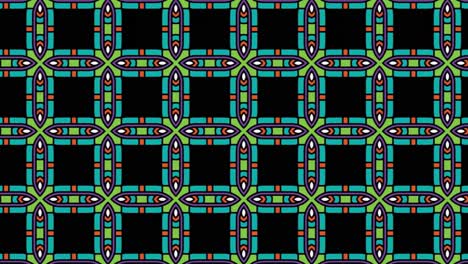 Detailed-Square-Geometric-Pattern-Slide-With-Black-Monopolizing-Colour