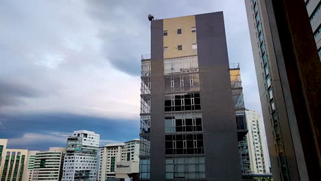 Timelapse-during-heavy-storm-at-west-mexico-city