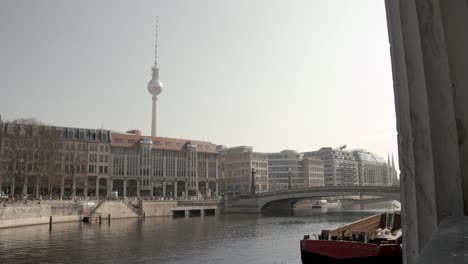 City-of-Berlin-with-the-river-Spree-in-the-foreground-and-the-Berliner-Fernsehturm-in-the-background