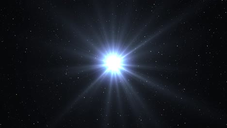 Helles-Licht-Mit-Sternenhintergrund