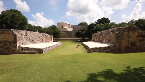 The-grate-plain-of-the-Uxmal-city-in-a-sunny-day