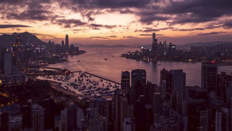 Hyperlapse-Hong-Kong-city-at-evening-with-DJI-Mavic3