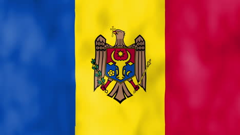 Moldawien-Flaggenhintergrund-Schwenkt-HD-Illustration,-Animation