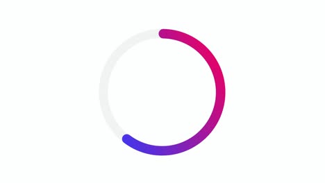 Smooth-load-flow-of-purple-buffer-circle-animation-graphic