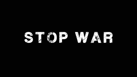 Stop-War.-Zoom-in-out-text-in-black-background