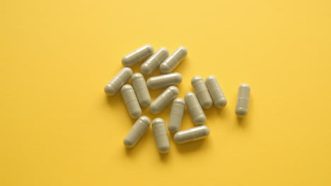 Lions-Mane-Supplement-Pill-From-Yellow-Table