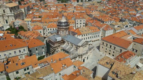 drone-footage-of-Dubrovnik,-Croatia