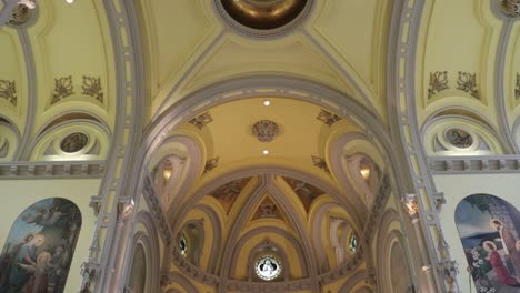 Gorgeous-reveal-from-the-ceiling-down-of-the-altar-of-a-beautiful-heritage-sanctuary-at-St
