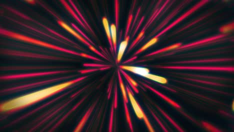 Abstrakte-Neon-Lichtgeschwindigkeitsanimation,-Bunte-Lichtspuren,-4K-nahtloser-Schleifentunnel