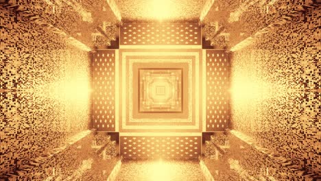 Golden-rectangular-tunnel-motion