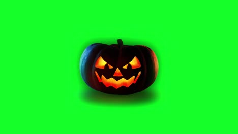 Greenscreen-Kürbis-Für-Video-Overlay,-Halloween