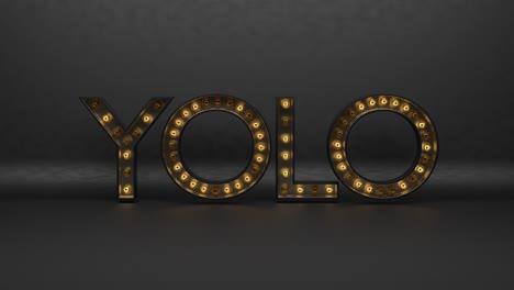 Cool-3D-animation-rendering-of-YOLO-you-only-live-once-marque-sign-lighting-up-in-random-loop