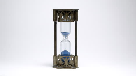Old-hourglass-counting-down-wideshot