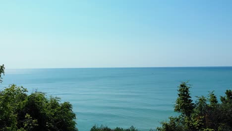 Blue-Sky-Over-Calm-Seascape-In-Balchik