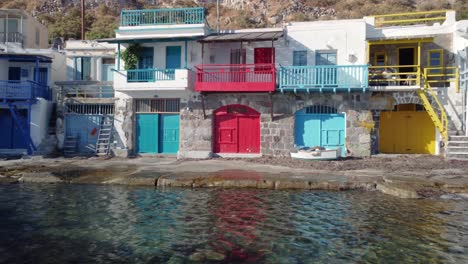 Traditionelles-Griechenland-–-Dorfklima-Auf-Der-Insel-Milos