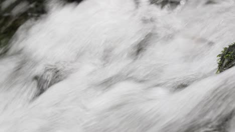 Close-up-of-fast-flowing-water-in-stream