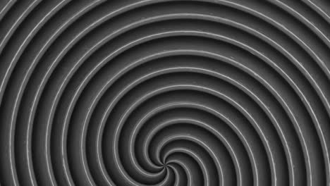 Hypnotic-turning-spiral,-seamless-loop-animation