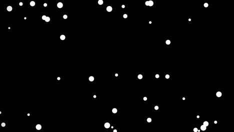 Darstellung-Von-Blasen,-Die-Sich-Im-Raum-Bewegen,-Isoliert-Auf-Schwarzem-Hintergrund
