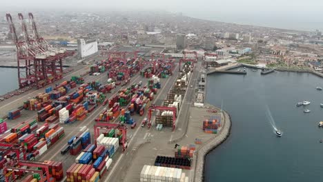 Aerial-View-Of-Muelle-Sur-Del-Callao-In-Lima-Peru