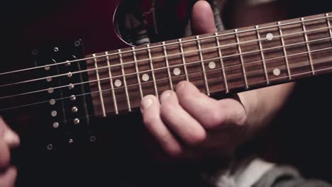 men-playing-guitar-in-a-rock-band-stock-video