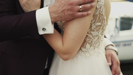 Wedding-couple-embracing-each-other