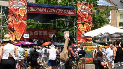 Louisiana-Fish-Fry-Stage-French-Quarter-Fest-New-Orleans