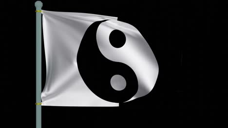 Símbolo-De-Tao--bandera-animación