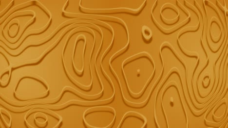 Animation-of-liquid-orange-lines-forming-a-calm-continuous-loop-of-shapes