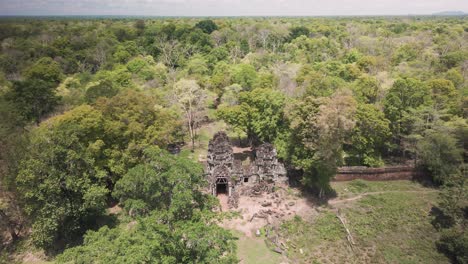 Angkor-Temple,-Preah-Khan-Kampong-Svay,-prasat-Bakhan