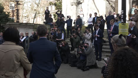 Press-And-Cameras-Recording-Lawrence-Fox-Launching-His-London-Mayoral-Bid