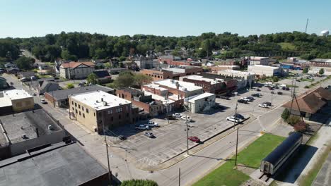 corbin-kentucky-aerial-high-over-the-city,-small-town-usa,-small-town-america,-middle-america