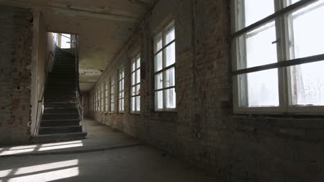 slow-pan-in-an-abandoned-corridor-with-stairs