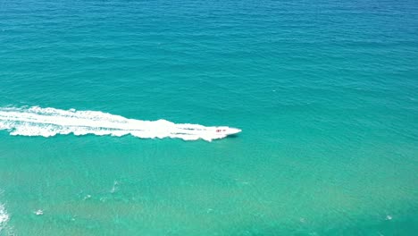 An-awesome-drone-shot-of-a-boat-cruising-in-the-South-Atlantic-Ocean
